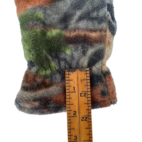 3M Thinsulate Camouflage Deerskin Gloves Cinched Wrist 40 gram Adult Small - Picture 10 of 11